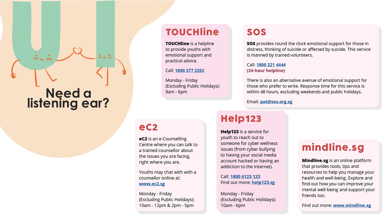 Helplines for students